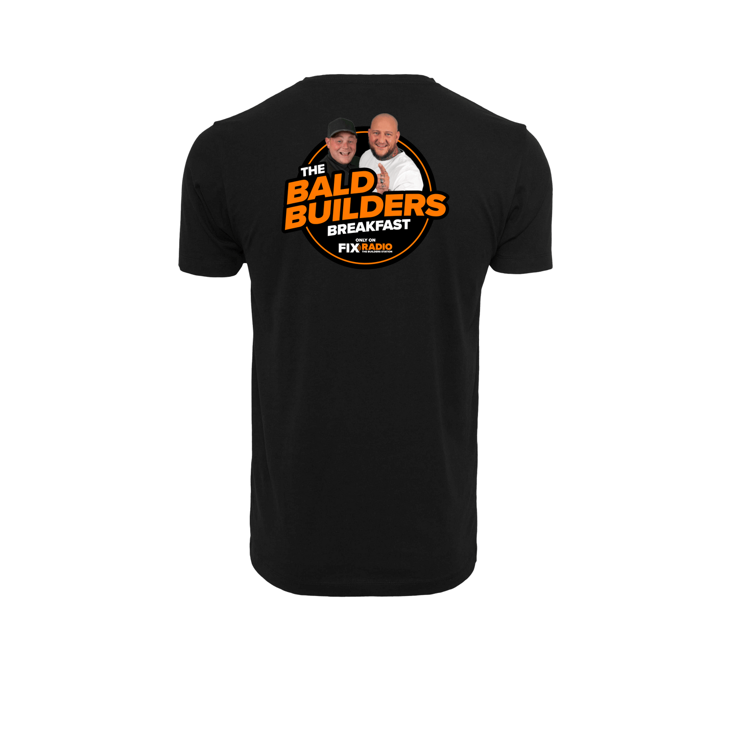 Fix Radio The Bald Builders Breakfast Show T-shirt - Fix Radio