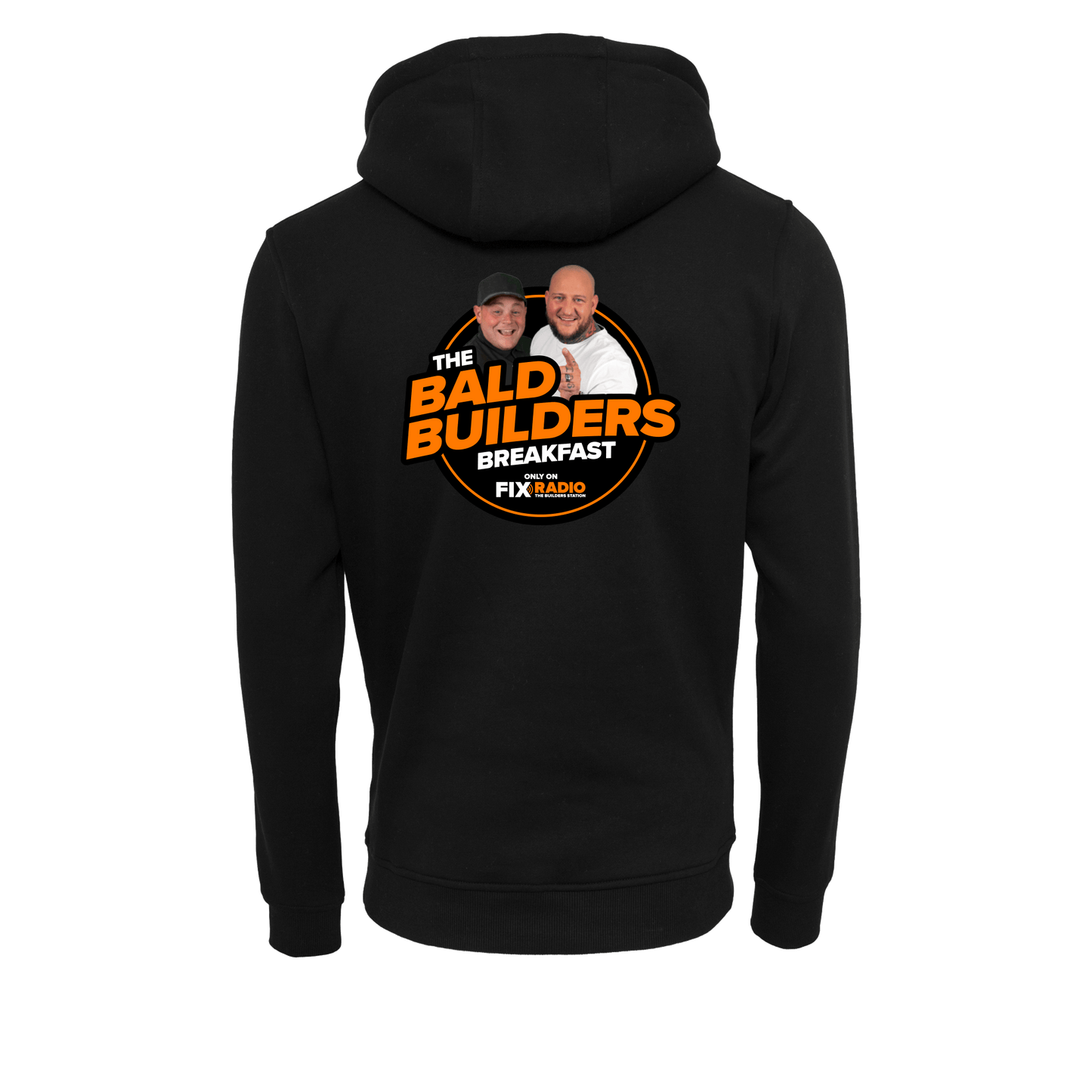 Fix Radio The Bald Builders Breakfast Show Hoodie - Fix Radio