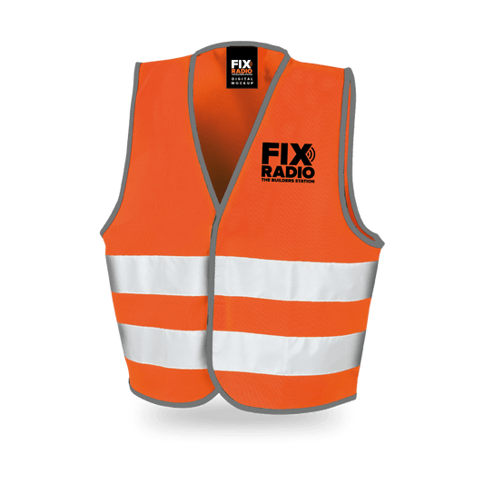 Junior Fix Radio Hivis Vest - Fix Radio