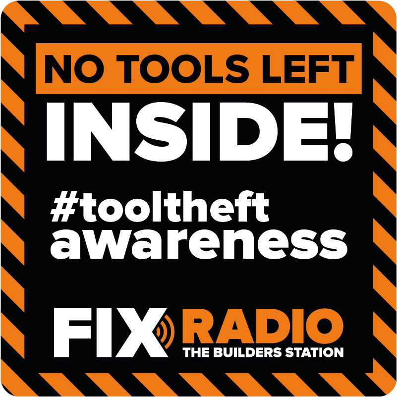Fix Radio Van Theft Awarness Van Sticker - Fix Radio