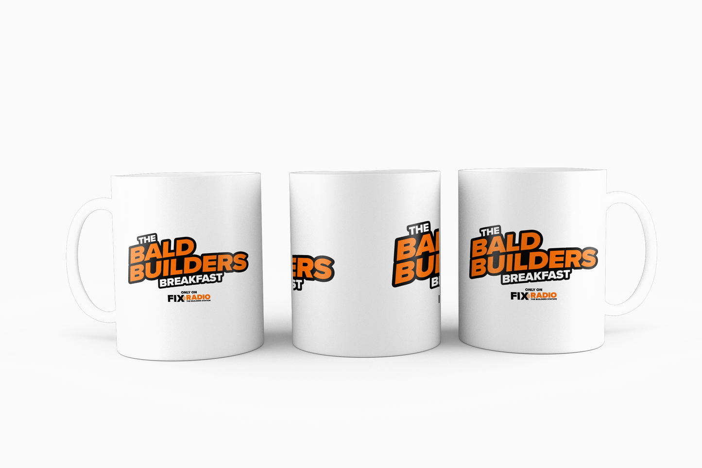 Fix Radio The Bald Builders Breakfast Mug - Fix Radio