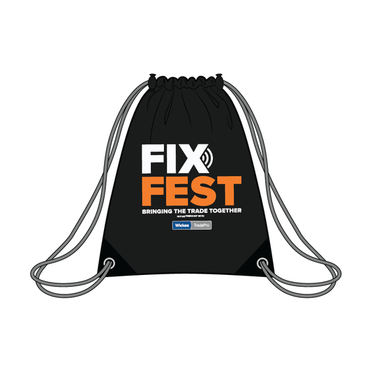 Fix Fest Radio Drawstring Bag